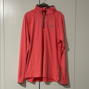 Under Armour Coral Quarter-Zip Top